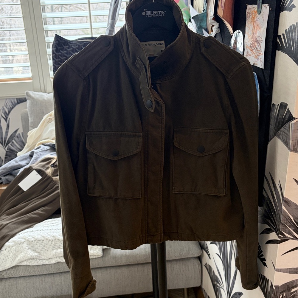 rag & bone Olive Green Utility Jacket